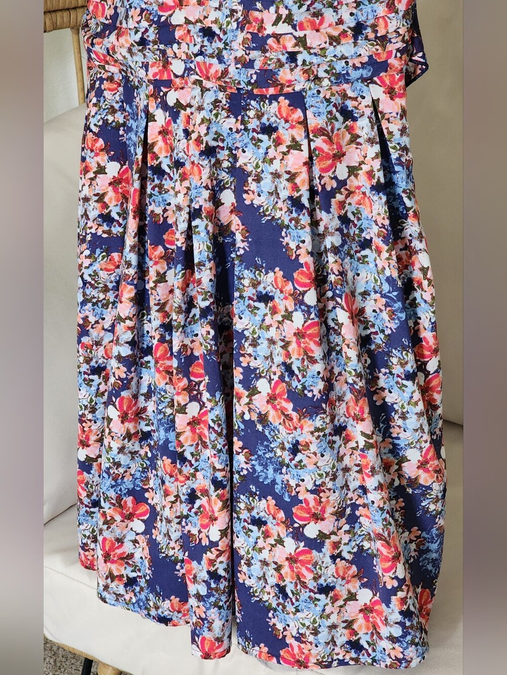 Emerald Sundae Sun Dress In Blues & Pinks Jr Sz 5 - Picture 3 of 10